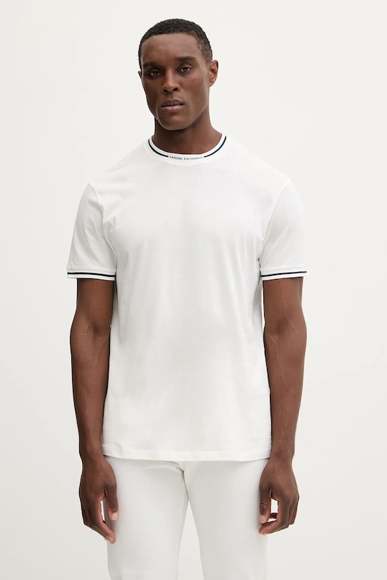 Armani Exchange t-shirt bawełna biały XM001467.AF10356