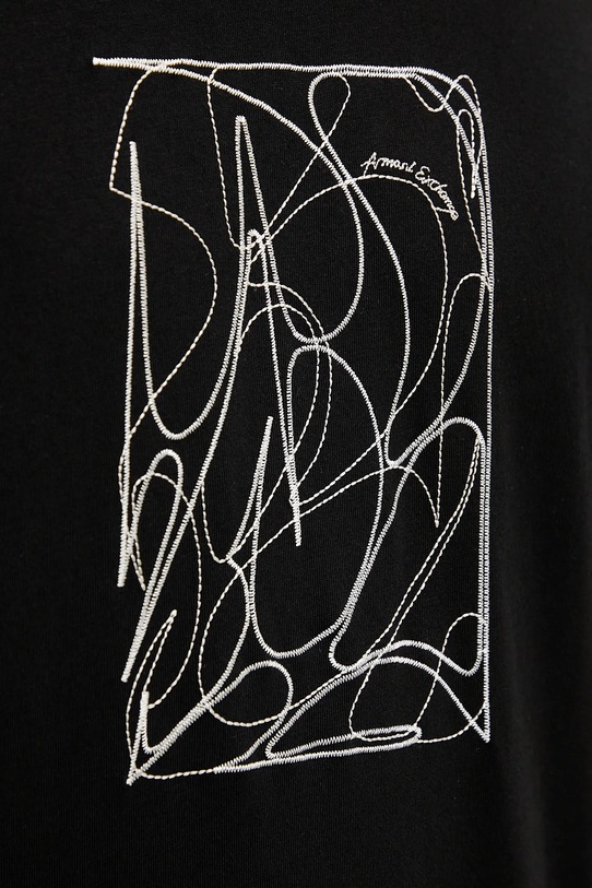 Armani Exchange t-shirt bawełniany XM001468.AF10362 czarny