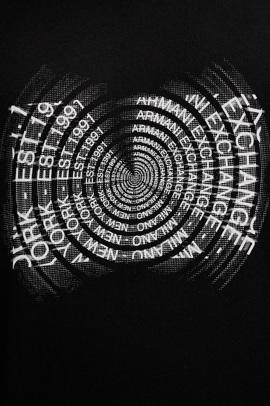 Armani Exchange t-shirt bawełniany XM001469.AF12308 czarny