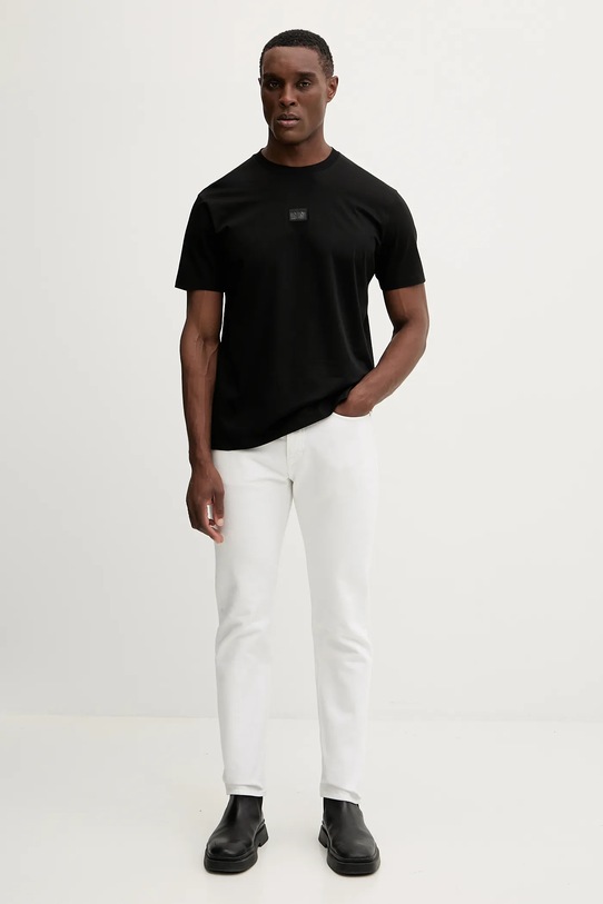 Armani Exchange t-shirt bawełniany XM001479.AF10364 czarny AW25