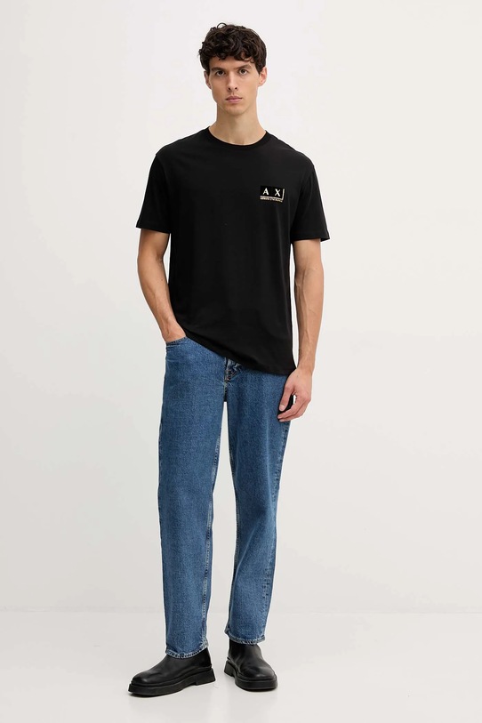 Armani Exchange t-shirt bawełniany XM001911.AF10356 czarny AW25