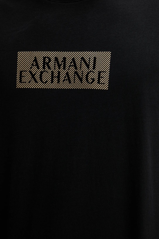 Armani Exchange t-shirt bawełniany XM001911.AF10356 czarny