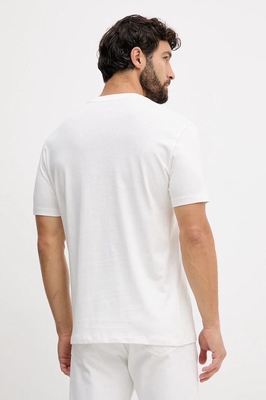 Oblečenie Bavlnené tričko Armani Exchange XM001912.AF10362 biela