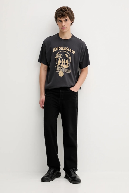 Levi's tricou din bumbac 87373.0257 gri AW25