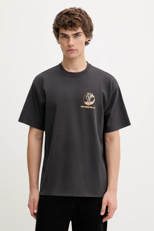 Odzież Levi's t-shirt bawełniany 87373.0362 szary