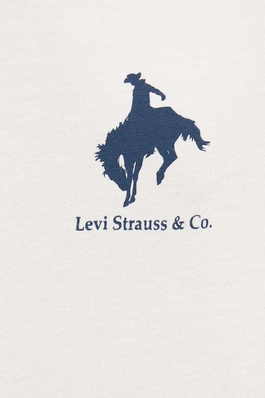 Bavlněné tričko Levi's 87373.0374 béžová