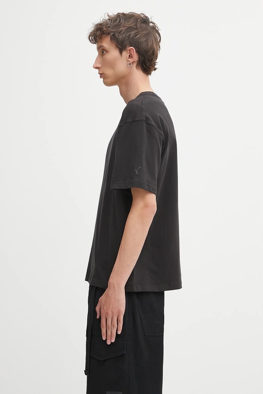 Puma t-shirt bawełniany PUMA x SKEPTA 633771 czarny AW25