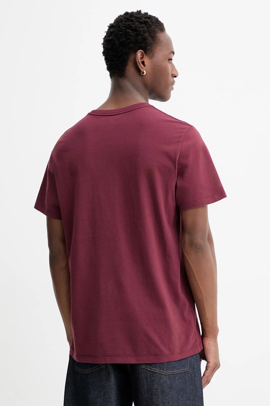 Odzież Levi's t-shirt bawełniany 22491.1794 bordowy