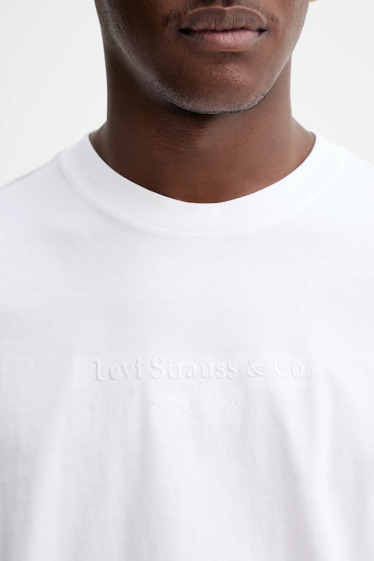 Levi's t-shirt bawełniany 87373.0363 beżowy