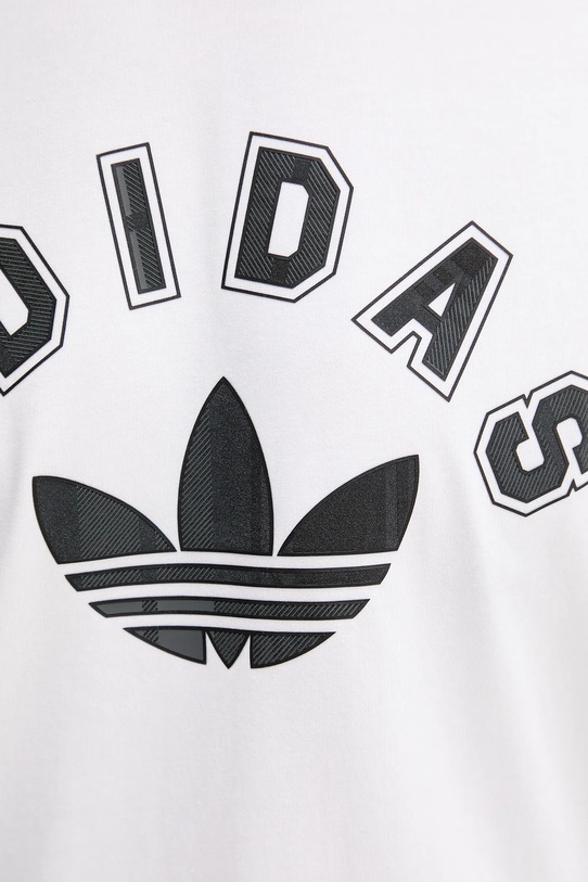 Pamučna majica adidas Originals Trefoil JV7752 bijela