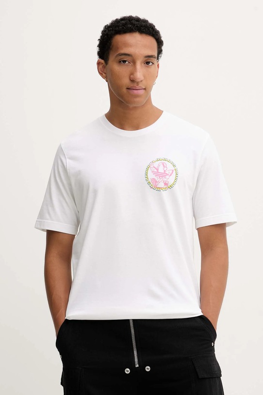Bavlnené tričko adidas Originals Trefoil Series Loose Tee relaxed biela JW3015