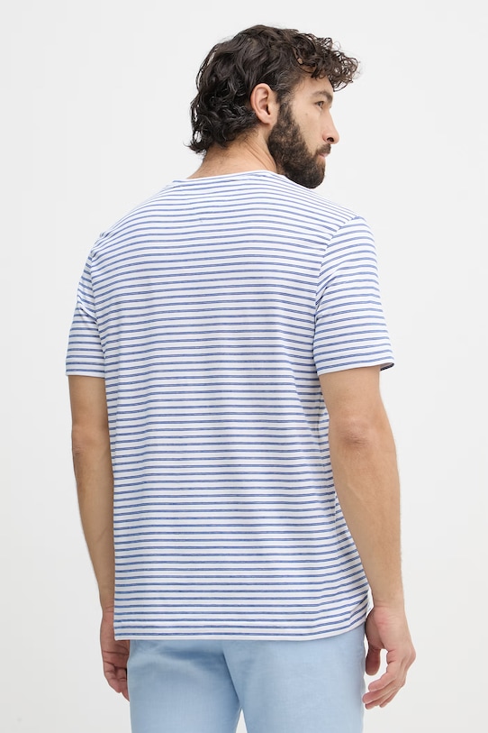 Oblečenie Tommy Hilfiger tričko pánske bavlnené MW0MW40923 modrá