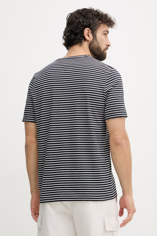 Ρούχα Tommy Hilfiger T-shirt ανδρικό βαμβακερό MW0MW40923 σκούρο μπλε