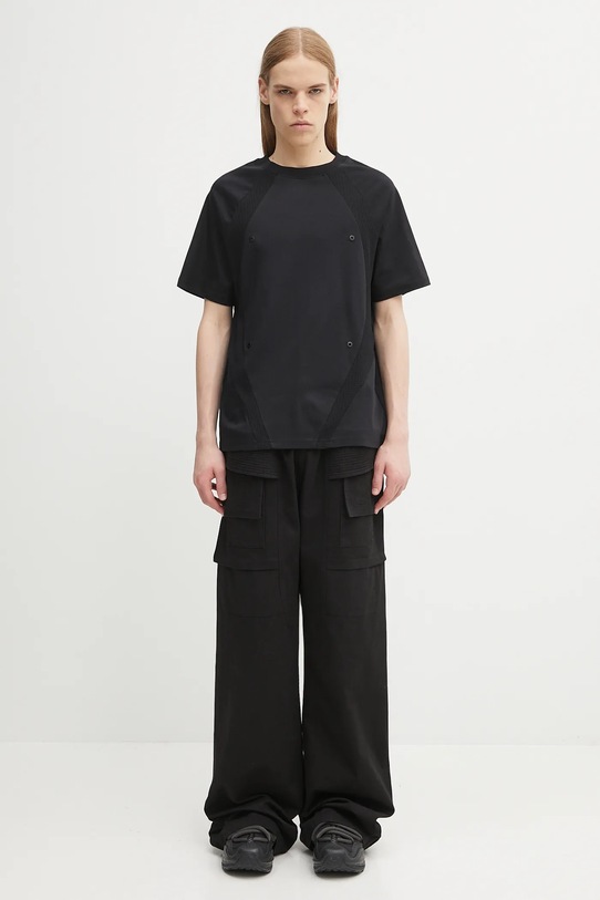 Heliot Emil t-shirt bawełniany PREAW25.M.09.140.BLK01 czarny