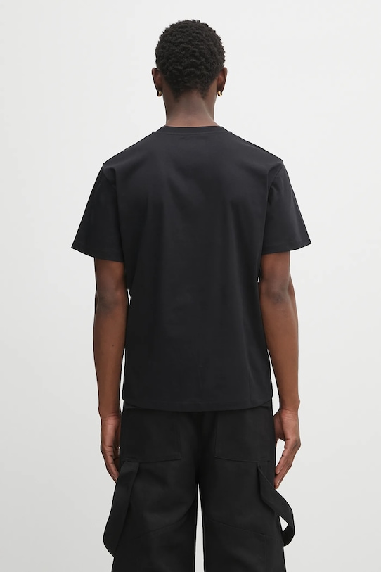 Одяг Бавовняна футболка Heliot Emil PREAW25.M.09.141.BLK01 чорний