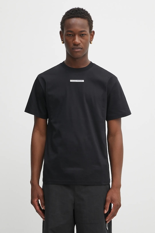 Heliot Emil t-shirt bawełniany bawełna czarny PREAW25.M.09.139.BLK01