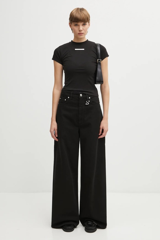 Tričko Heliot Emil AW25.W.13.087.BLK01 čierna