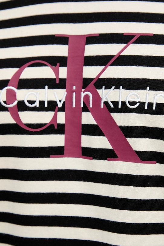 Bavlnené tričko Calvin Klein Jeans LV04RD204G čierna