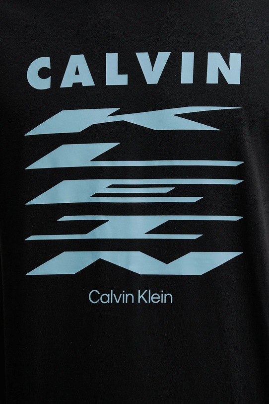 Βαμβακερό μπλουζάκι Calvin Klein Jeans LV04RD815G μαύρο