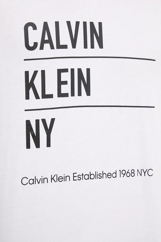 Calvin Klein Jeans t-shirt bawełniany LV04RD818G biały