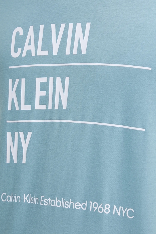 Calvin Klein Jeans t-shirt bawełniany LV04RD818G niebieski