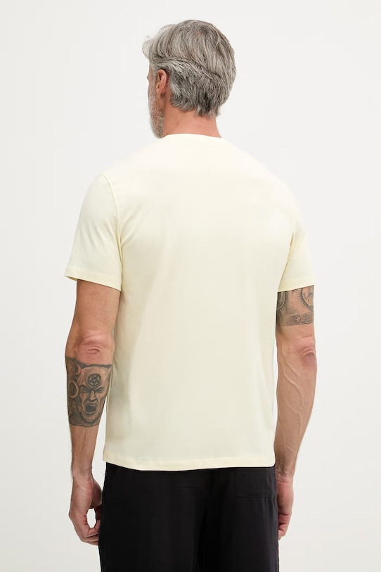 Îmbrăcăminte Calvin Klein Jeans tricou bărbătesc din bumbac LV04RD254G galben