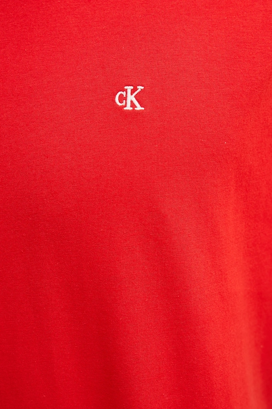 Бавовняна футболка Calvin Klein Jeans LV04RD254G червоний
