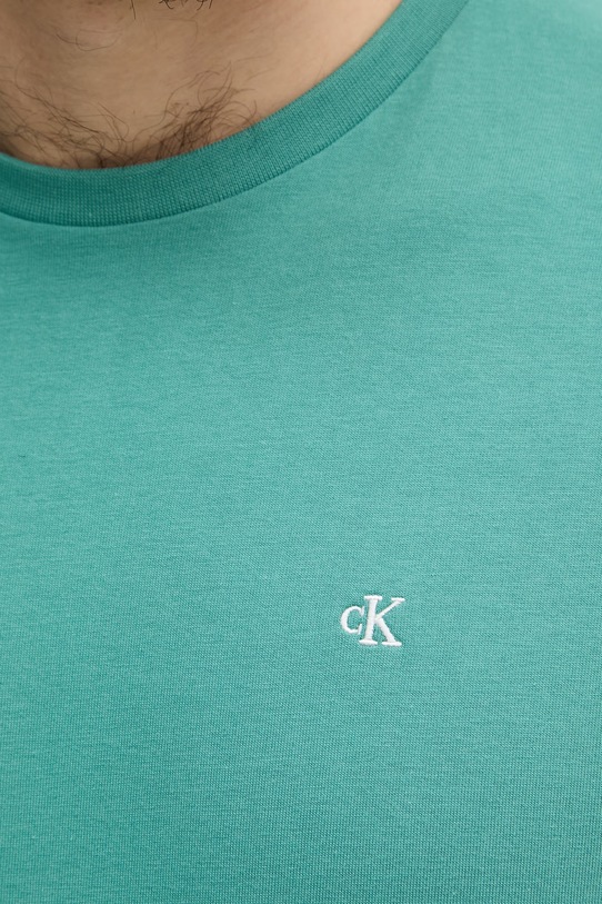 Calvin Klein Jeans férfi pamut póló LV04RD254G zöld