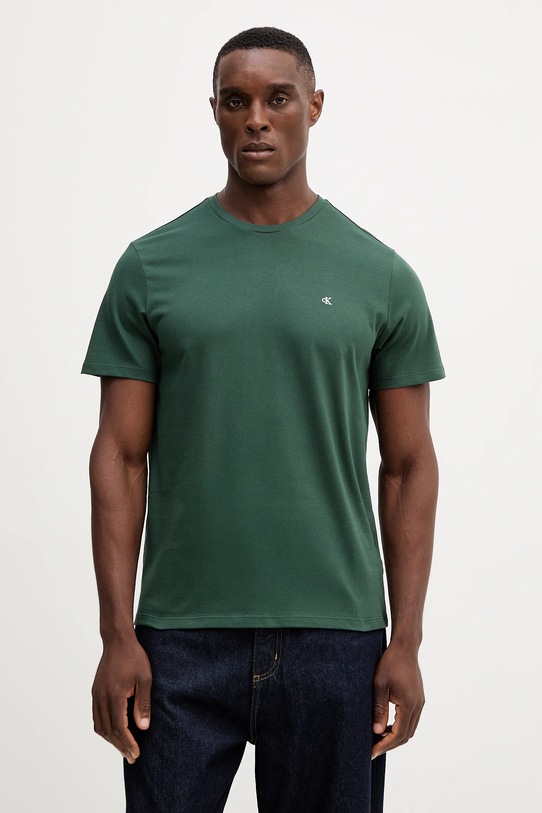 Calvin Klein Jeans t-shirt bawełniany bawełna zielony LV04RD254G