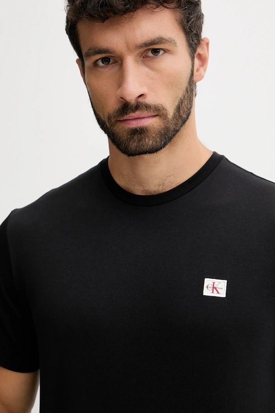 Calvin Klein Jeans tricou din bumbac 2-pack LV04RD248G negru