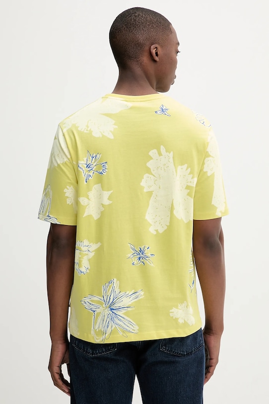 Bavlněné tričko Desigual JORGE 25WMTK02 zelená AW25