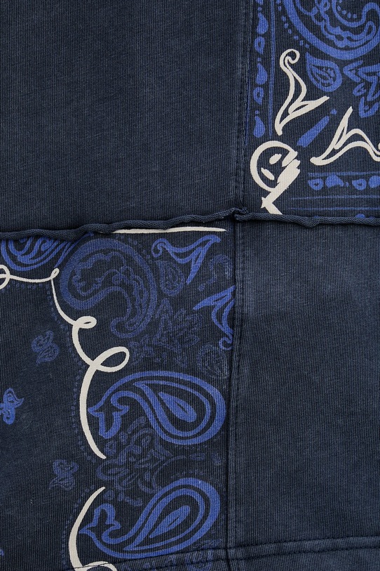 Bavlněné tričko Desigual BACK CUTTING PAI 25WMTK37 modrá