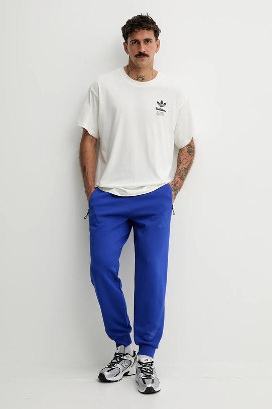 adidas Originals t-shirt bawełniany JP Racing Manga HY2085 beżowy AW25
