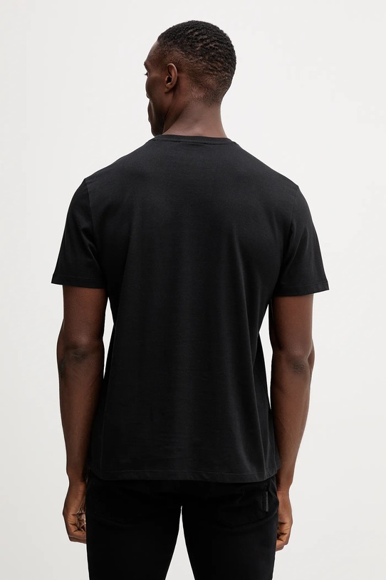 Βαμβακερό μπλουζάκι Calvin Klein Jeans 2-pack LV04RD001G μαύρο