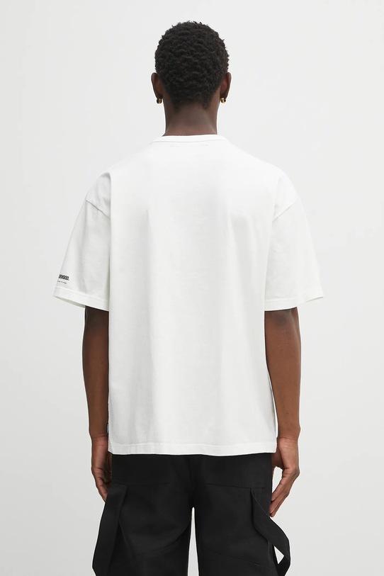 Odzież NEIGHBORHOOD t-shirt bawełniany classic crewneck 251FPNH.CSM04 biały