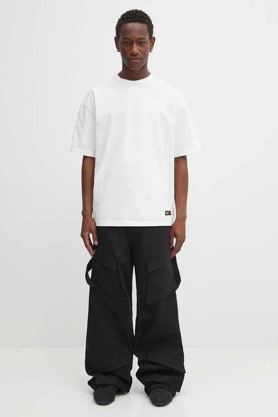NEIGHBORHOOD t-shirt bawełniany classic crewneck 251FPNH.CSM04 biały