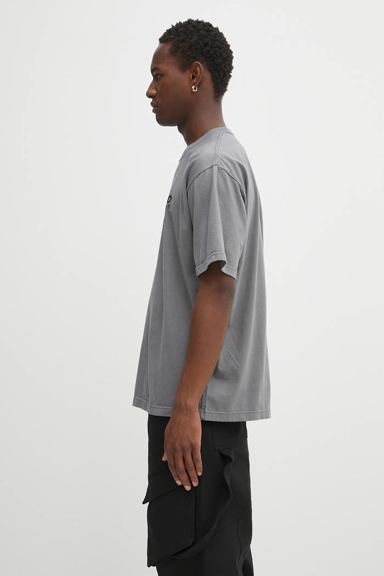 NEIGHBORHOOD t-shirt bawełniany NH . TEE SS-16 251PCNH.ST16 szary AW25