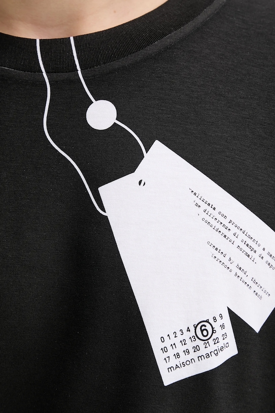 Bavlnené tričko MM6 Maison Margiela SH2GC0029.M20048.100 biela