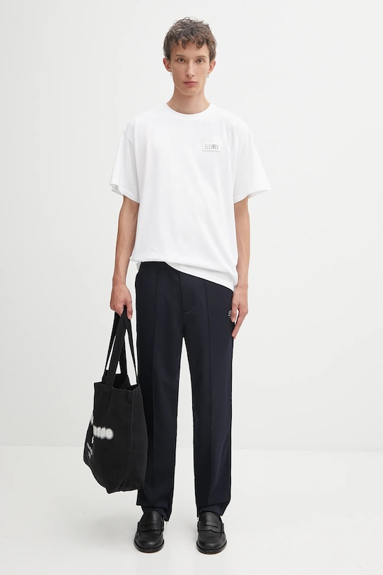 Pamučna majica MM6 Maison Margiela SH2GC0030.M20048.100 bijela