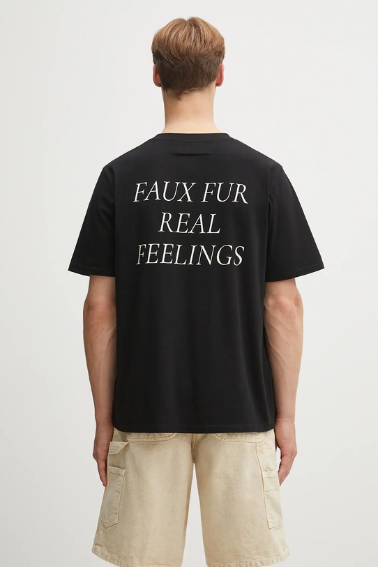 MM6 Maison Margiela t-shirt bawełniany nadruk czarny SH2GC0031.M20048.900
