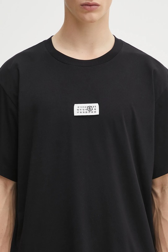 MM6 Maison Margiela t-shirt bawełniany x MM6 Wardro czarny SH0GC0032.S24312.900