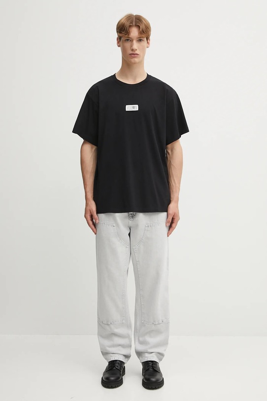 MM6 Maison Margiela t-shirt bawełniany x MM6 Wardro SH0GC0032.S24312.900 czarny