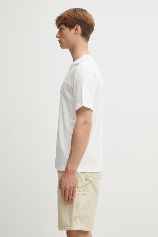 MM6 Maison Margiela t-shirt bawełniany SH0GC0057.S24312.101 biały AW25