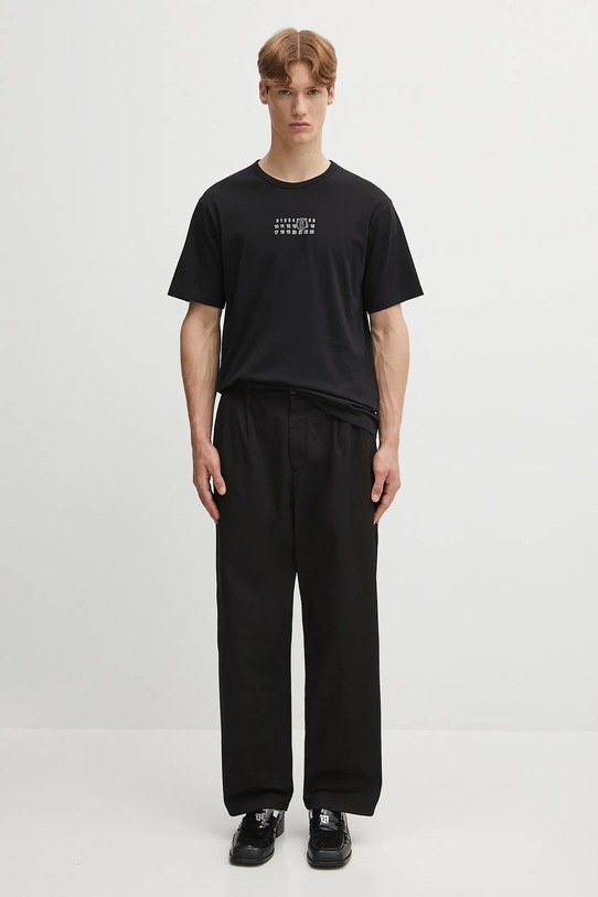 MM6 Maison Margiela t-shirt bawełniany SH0GC0057.S24312.900 czarny