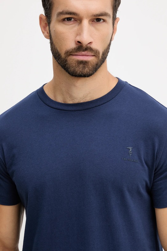 Trussardi tricou din bumbac bleumarin G0278000048N