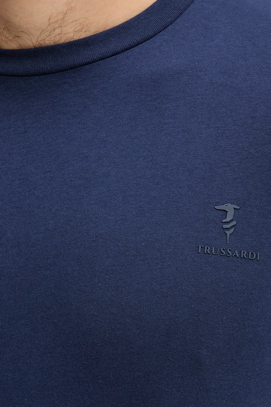 Trussardi tricou din bumbac G0278000048N bleumarin