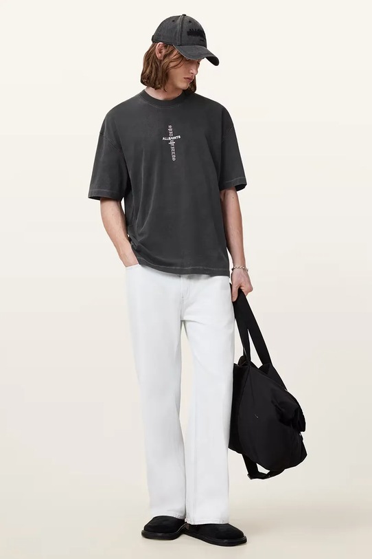 AllSaints t-shirt bawełniany KNOX M048PC