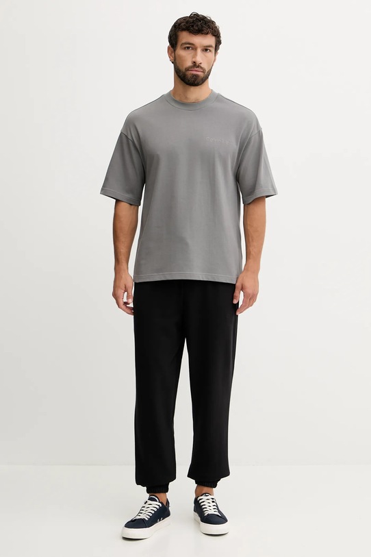 Bavlnené tričko Calvin Klein Underwear LV00NM2929 sivá AW25