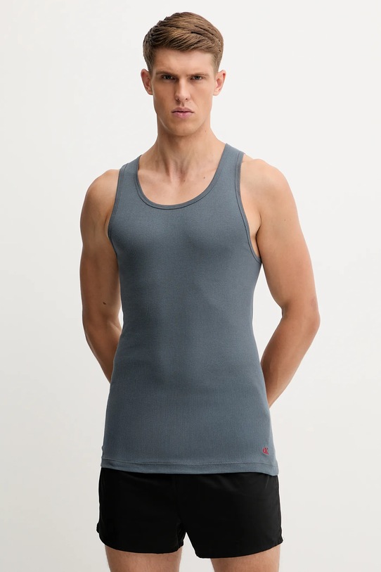 Хлопковая футболка Calvin Klein Underwear 3 шт LV00NB4036 красный AW25