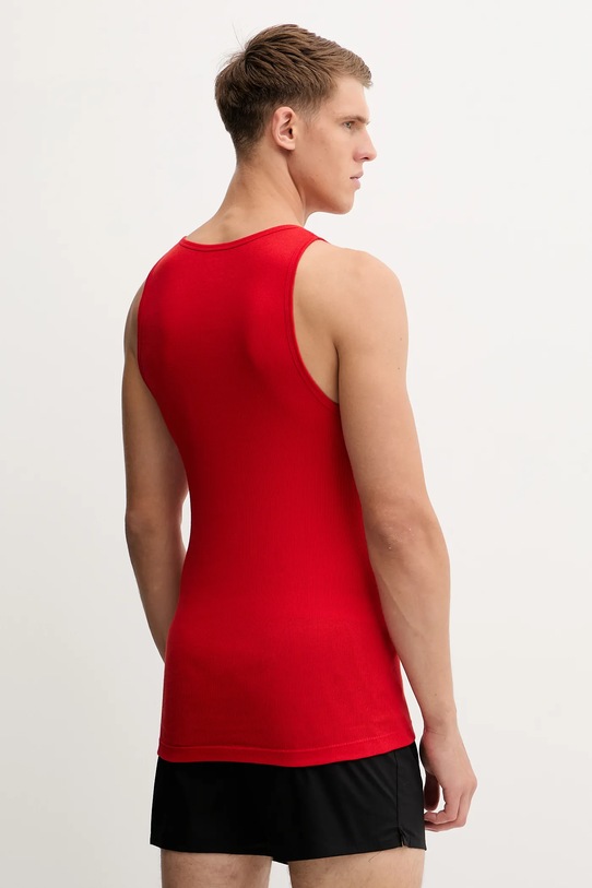 Хлопковая футболка Calvin Klein Underwear 3 шт красный LV00NB4036